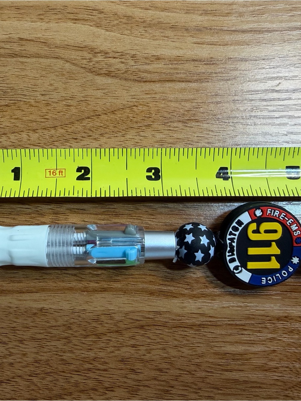 911 Multi-Color Ink, Beaded Retractable Pen - Picture 4 of 7